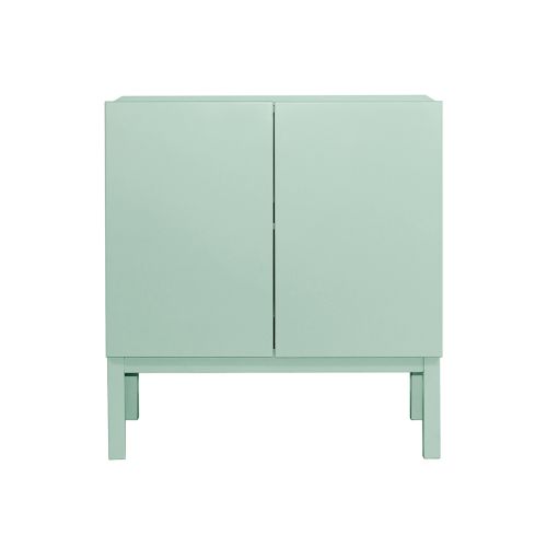 Armário 2 Portas Brás  -  Verde Menta  -  80 x 86 x 42 cm