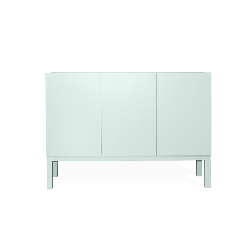 Armário 3 Portas Brás  -  Verde Claro  - 120 x 86 x 42 cm