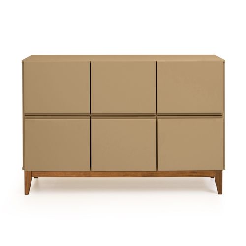 Buffet 6 Portas Home  -  Marrom Claro 