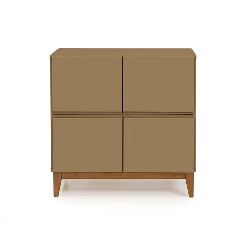 Buffet 4 Portas Home  -  Marrom Claro