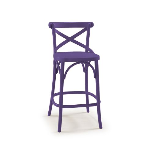 Banqueta X - Roxa