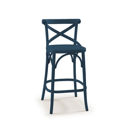 Banqueta X - Azul Escuro