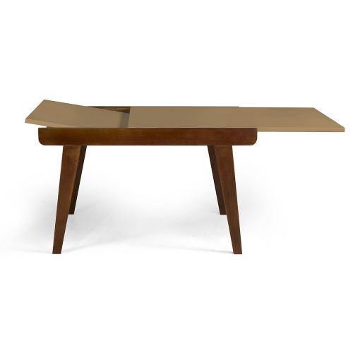 Mesa de jantar Extensível Maxi  -  Marrom Claro
