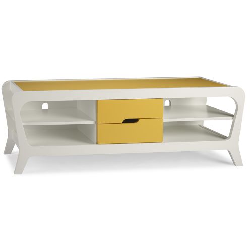 Rack Marley  -  Branco e Amarelo 