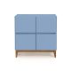 Buffet 4 Portas Home  -  Azul Claro 