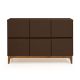 Buffet 6 Portas Home  -  Marrom Escuro
