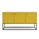 Buffet Valley 3 Portas c/ pés de Metal -  Amarelo