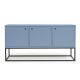 Buffet Valley 3 Portas c/ pés de Metal -  Azul Claro