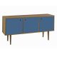 Buffet Vintage 3 Portas  -  Azul 