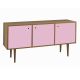 Buffet Vintage 3 Portas  -  Rosa Claro 
