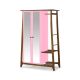 Armário Multiuso Stoka 2 portas  -  Rosa Claro