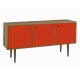 Buffet Vintage 3 Portas  -  Vermelho