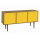 Buffet Vintage 3 Portas  -  Amarelo