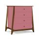 Cômoda Stoka 04 gavetas -  Rosa