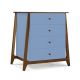 Cômoda Stoka 04 gavetas -  Azul Claro