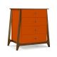 Cômoda Stoka 04 gavetas -  Laranja