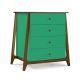 Cômoda Stoka 04 gavetas -  Verde Esmeralda