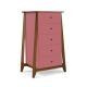 Cômoda Stoka 05 gavetas -  Rosa