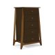 Cômoda Stoka 05 gavetas -  Marrom Escuro