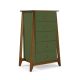 Cômoda Stoka 05 gavetas -  Verde Escuro
