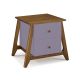 Mesa de Cabeceira Stoka 02 gavetas  -  Lilás