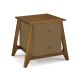 Mesa de Cabeceira Stoka 02 gavetas  -  Marrom Claro