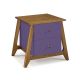 Mesa de Cabeceira Stoka 02 gavetas  -  Roxo
