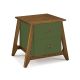 Mesa de Cabeceira Stoka 02 gavetas  -  Verde Escuro