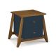 Mesa de Cabeceira Stoka 02 gavetas  -  Azul Escuro