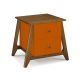 Mesa de Cabeceira Stoka 02 gavetas  -  Laranja